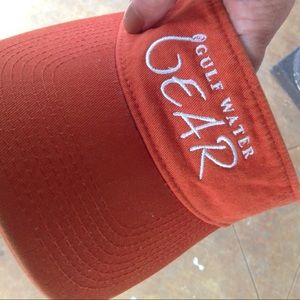 Orange Gulf Water Gear sun visor
